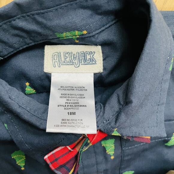 18M Toddler Boys 3PC Set: 2 Shirts and 1 Jogger By Alex & Jack - NWT - Picture 6 of 11